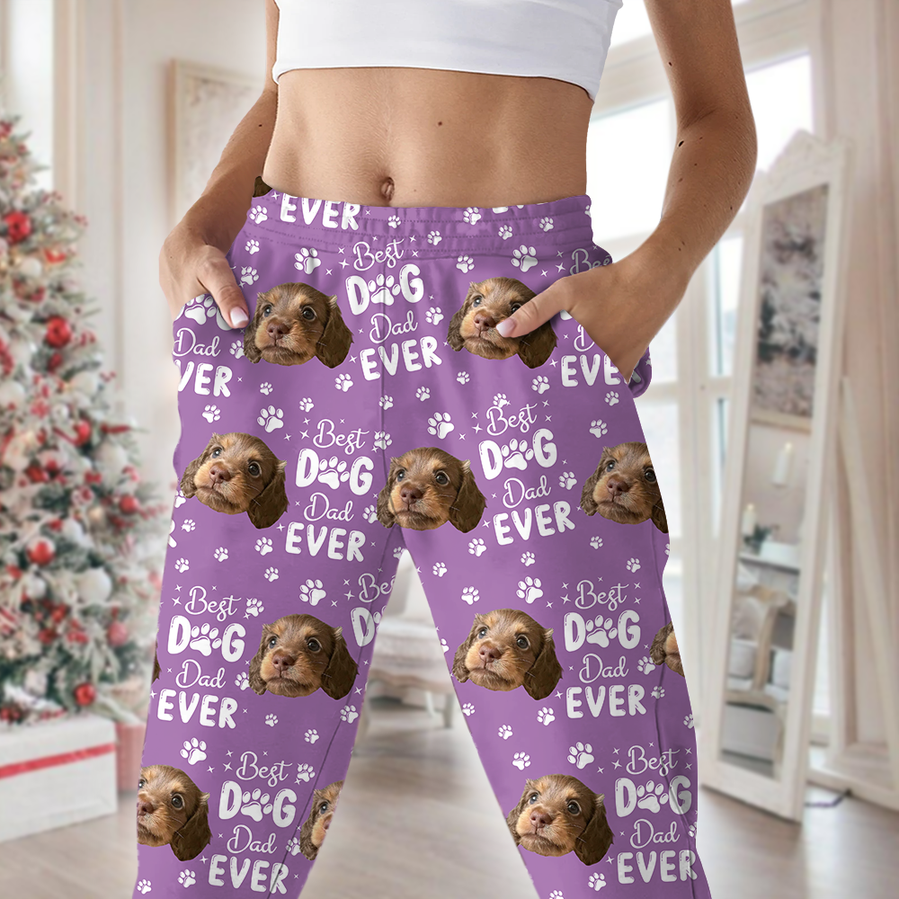 Custom Face Cute Best Dad Ever Sweatpants For Father's Day LM32 893567