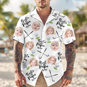 Custom Photo Best Dad By Par Hawaii Shirt CH07 895752