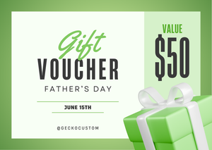 GeckoCustom Gift Card - Father's Day Gifts Card