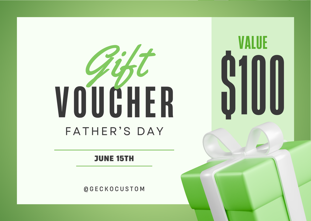 GeckoCustom Gift Card - Father's Day Gifts Card