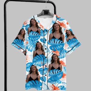 Custom Photo Hawaii Baseball Jersey Shirt TH10 892671