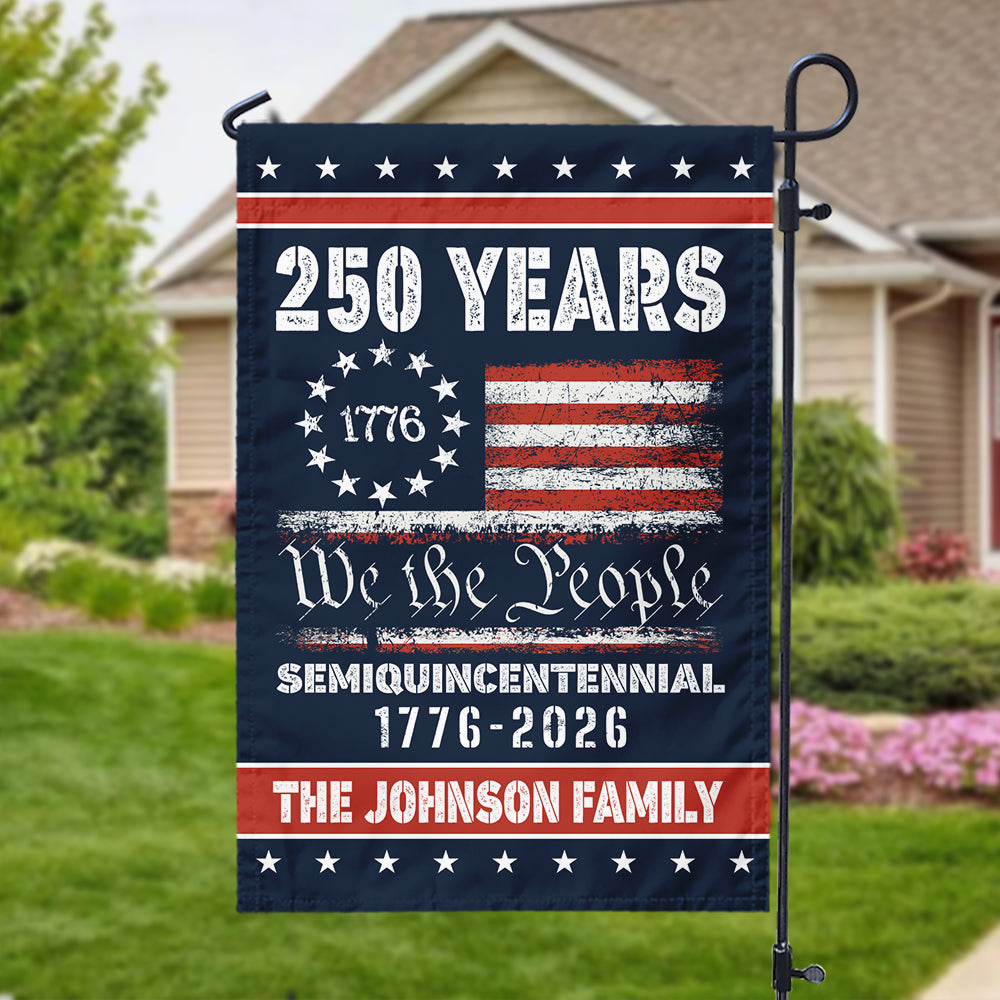 Celebrate Our America 250th Anniversary United States Personalized Garden Flag HA75 897402