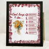 Custom Name Letter God Says I Am Flower Toile De Jouy Style Picture Frame LM32 895389