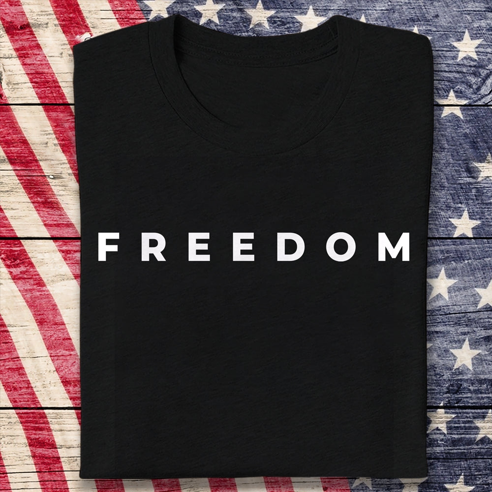Charlie Kirk Freedom Dark Shirt HA75 64422