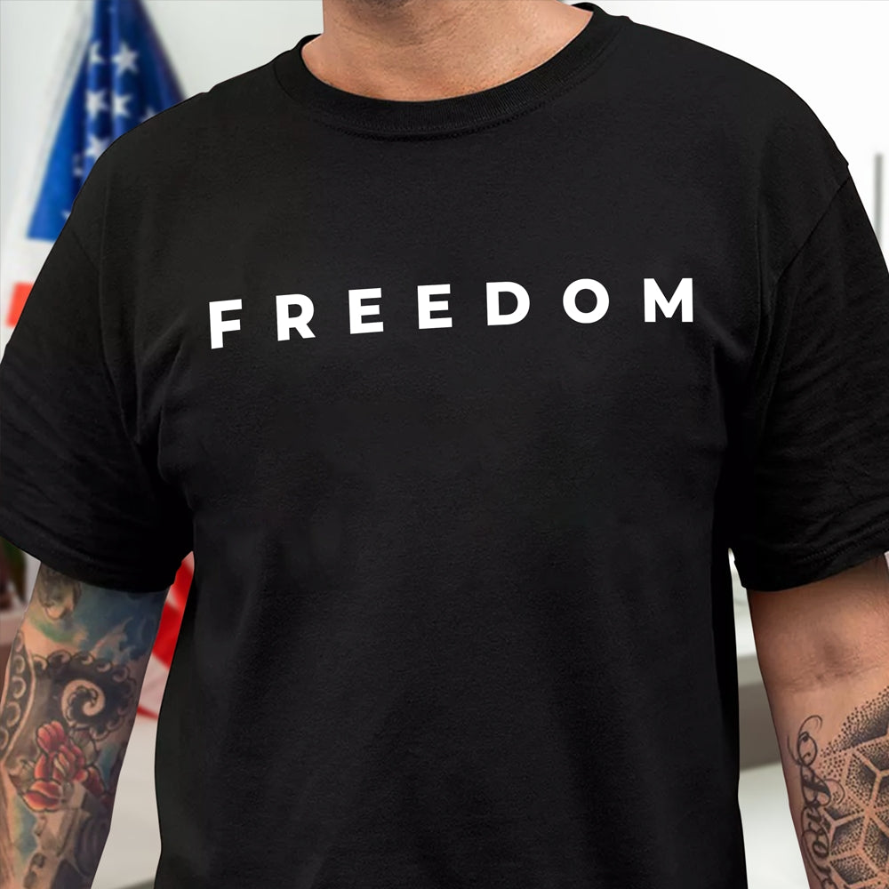 Charlie Kirk Freedom Dark Shirt HA75 64422