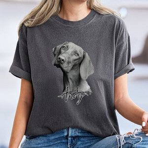 Custom Pet Portrait Dog Comfort Shirt HO82 894886
