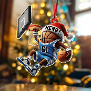 Personalized Basketball Christmas Acrylic Ornament Gift For Basketball Lovers LM32 895697