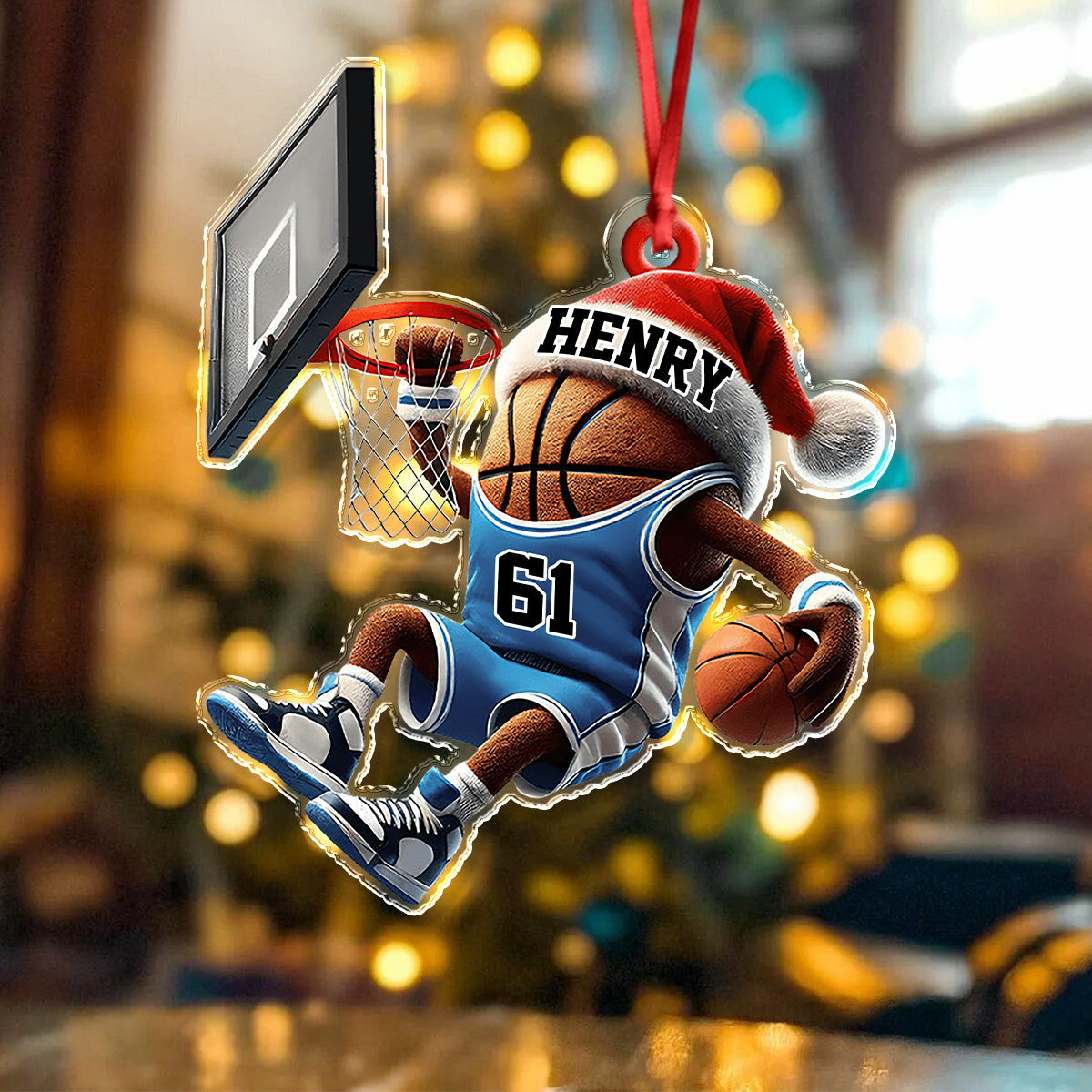 Personalized Basketball Christmas Acrylic Ornament Gift For Basketball Lovers LM32 895697