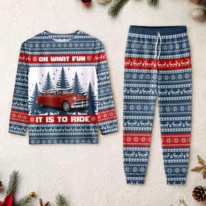 Custom Car Photo Oh What Fun It Is To Ride Sleepwear For Men, Car Lovers CH07 895624