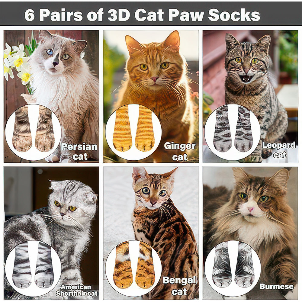 Funny Crazy Novelty Animal Paw Socks Personalized Gift For Christmas HO82 900472