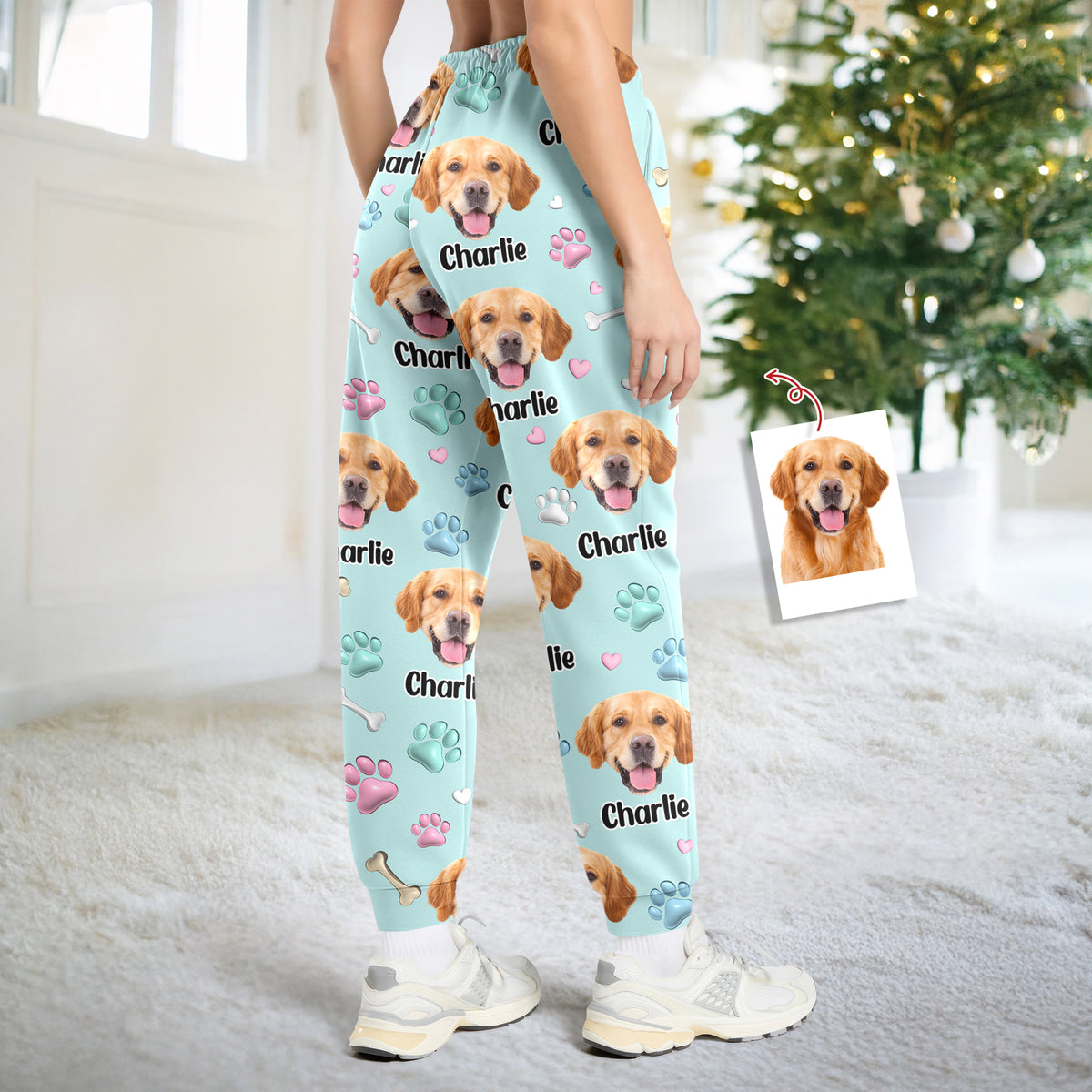 Custom Dog Face Personalized Sweatpants Gift For Dog Lovers HA75 898130