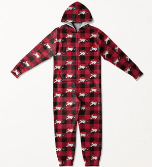 Custom Face Photo With Christmas Pattern Onesie Pajamas HO82 (ORDER)