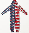 Custom Face Photo With Christmas Pattern Onesie Pajamas HO82 (ORDER)