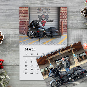Custom Photo Wall Calendar For Biker TH10 896839