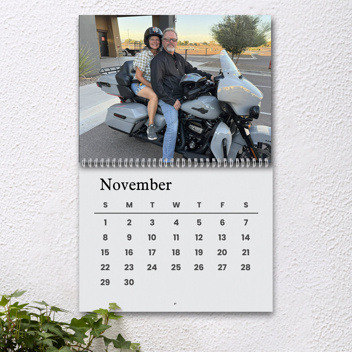 Custom Photo Wall Calendar For Biker TH10 896839