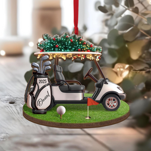 Golf Backpack Acrylic Ornament Personalized Gift Golf Lovers HO82 900510