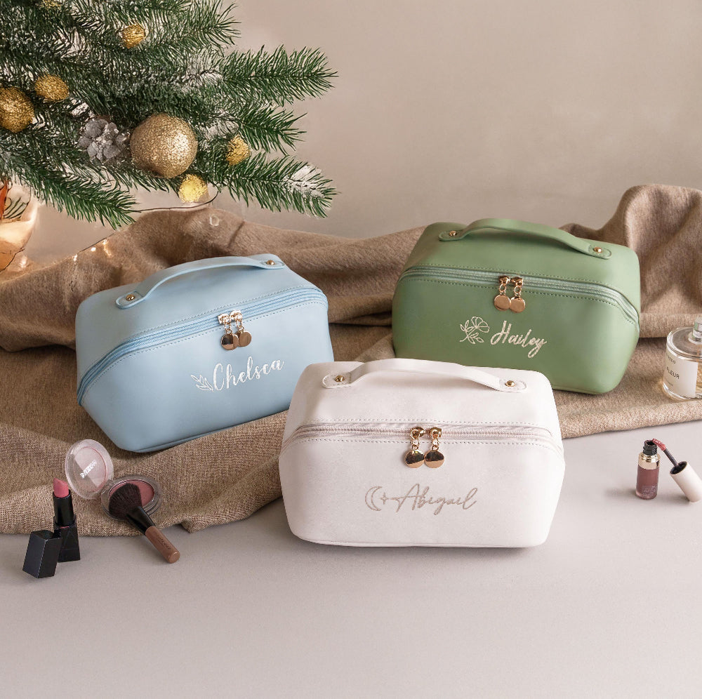 Personalized  Custom Name And Icon Embroidered Makeup Bag TH10 896853