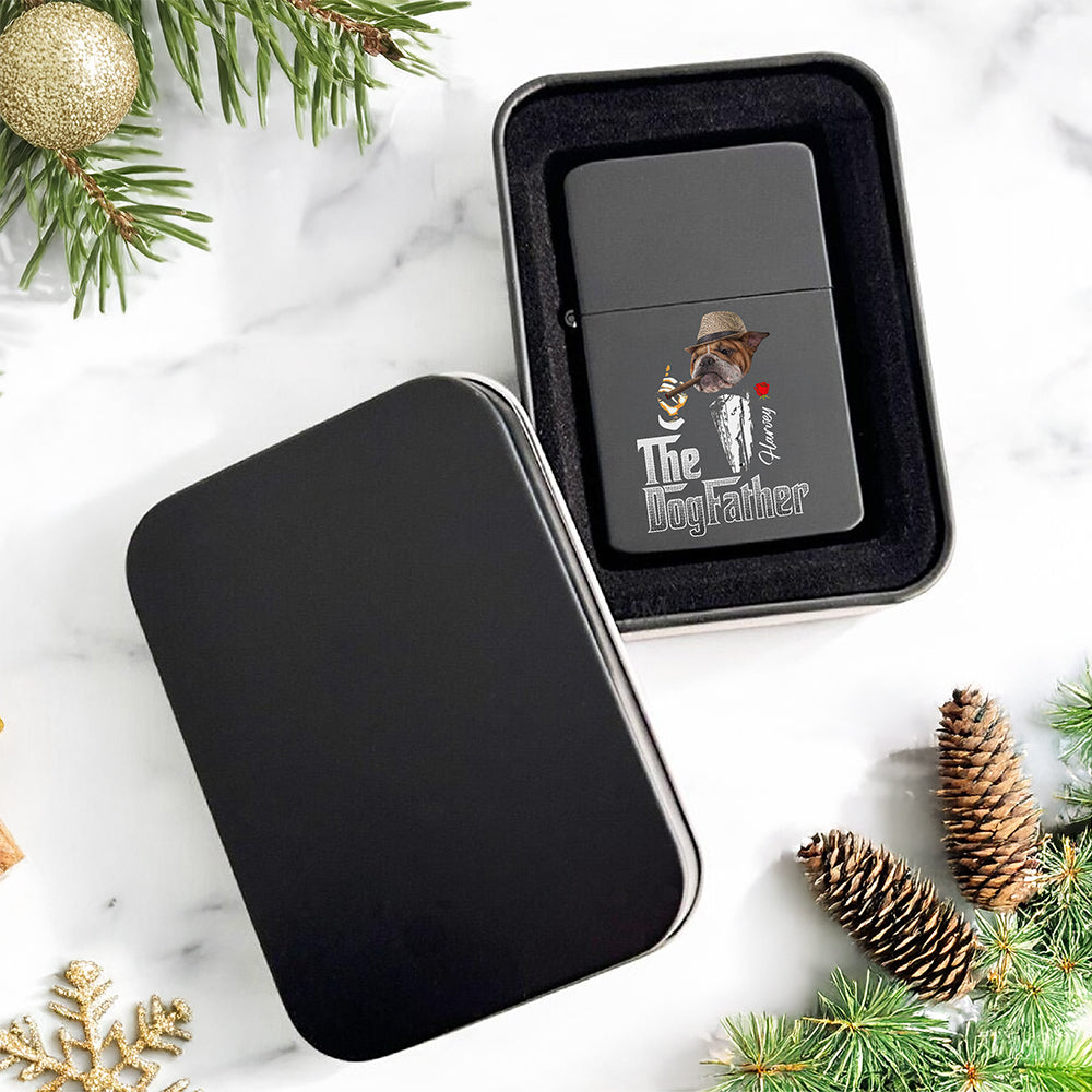 Custom Photo The Dogfather Metal Lighter TH10 896849