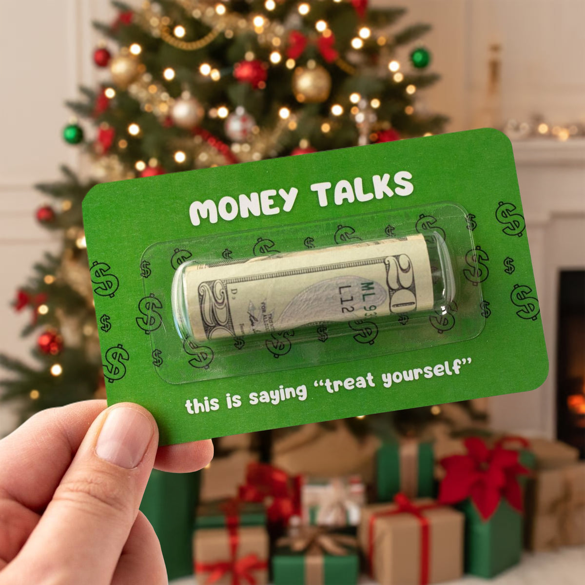 Personalized Gift Merry Christmas BRUH Money Holder Card HO82 900540