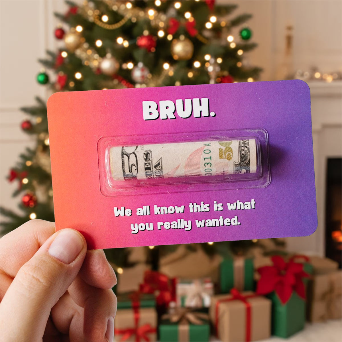 Personalized Funny Merry Money Holder Card Gift For Birthday, Holiday, Christmas HO82 900544