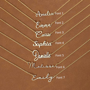 Custom Name On Necklace Birthday Gift for Her, Christmas Gift, Gift for Mom TH10 898037