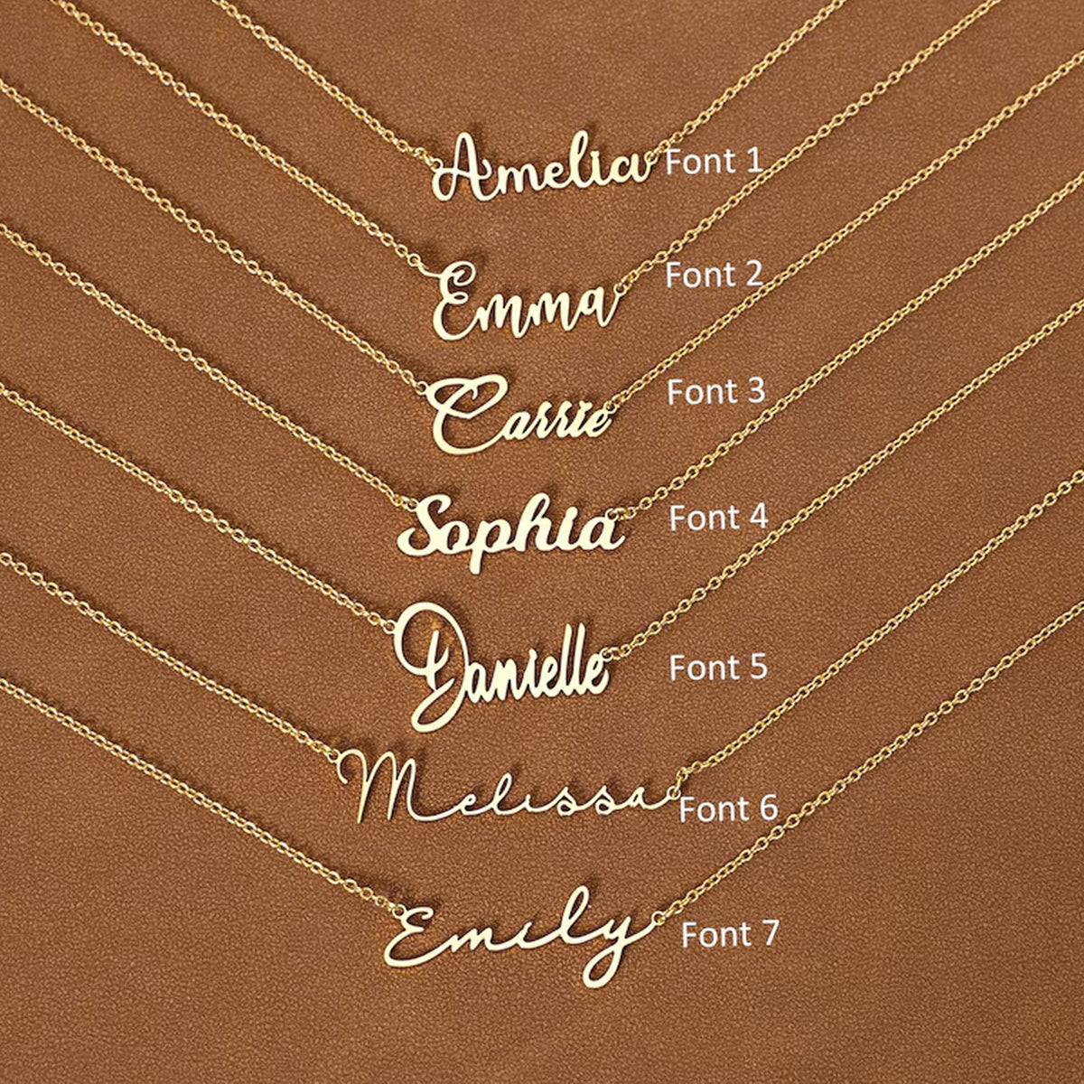 Custom Name On Necklace Birthday Gift for Her, Christmas Gift, Gift for Mom TH10 898037