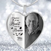 Custom Photo Always In Our Hearts At And Forever Memorial Necklace LM32 897505