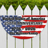 Custom Family Name USA 250th Anniversary Non-Pleated Fan Flag TH10 898295
