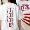 Custom Name 250 Years Of Freedom Front And Back Shirt TH10 898829