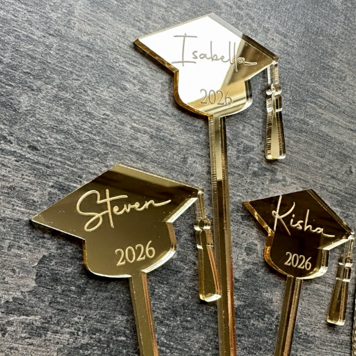 Custom Class Of 2026 Graduation Drink Stirrers, Graduation Decor HO82 901528