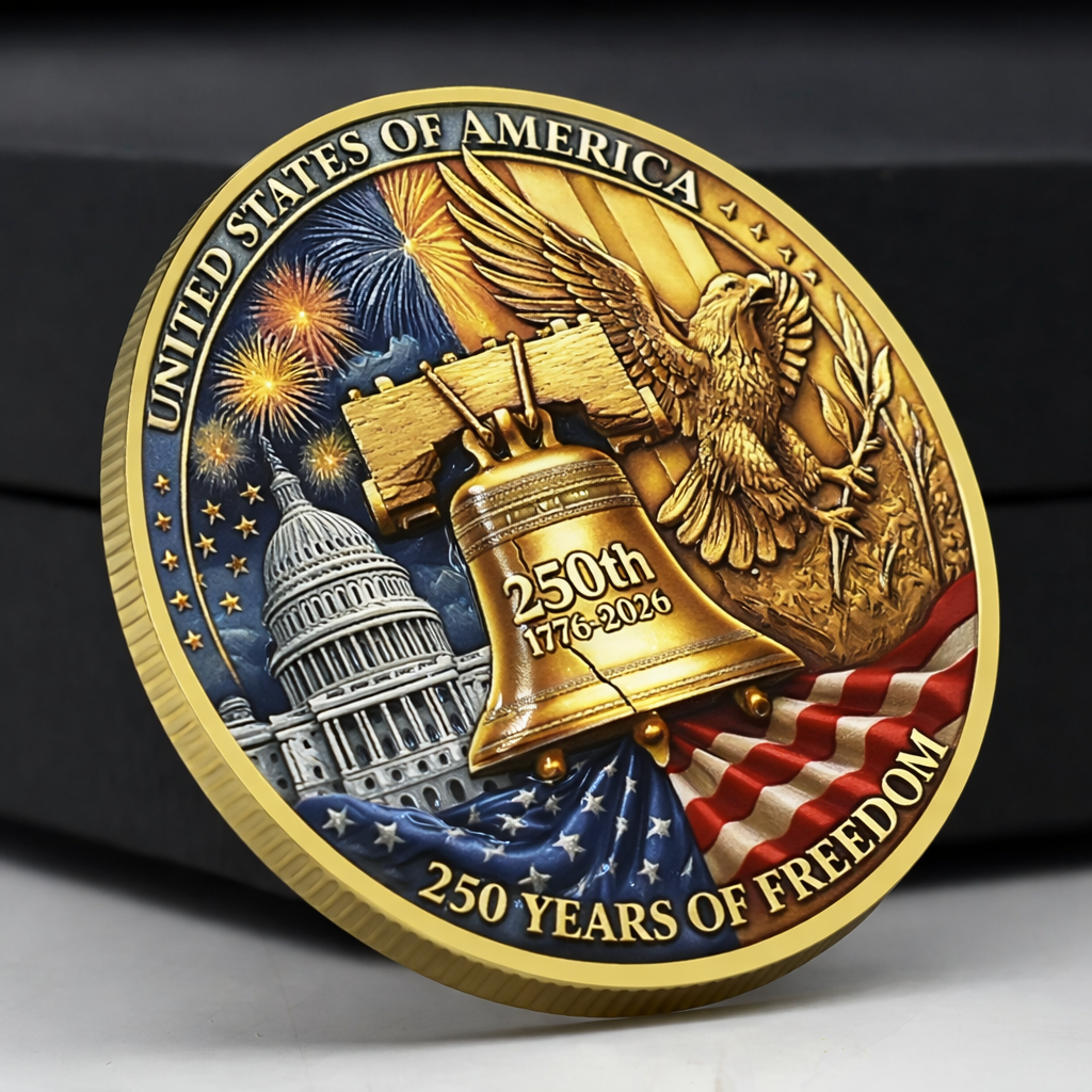 1776-2026 - 250th Anniversary U.S.A. Commemorative Challenge Coin HA75 920216