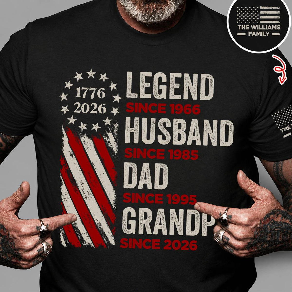 Personalized Legend, Husband, Dad And Grandpa Dark Shirt Gift For Dad, Father's Day HO82 902502