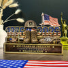 Personalized 250 Years Of Freedom 1776–2026 Acrylic Block Plaque - Veteran Gift, Patriotic Military Memorial Decor HO82 901854