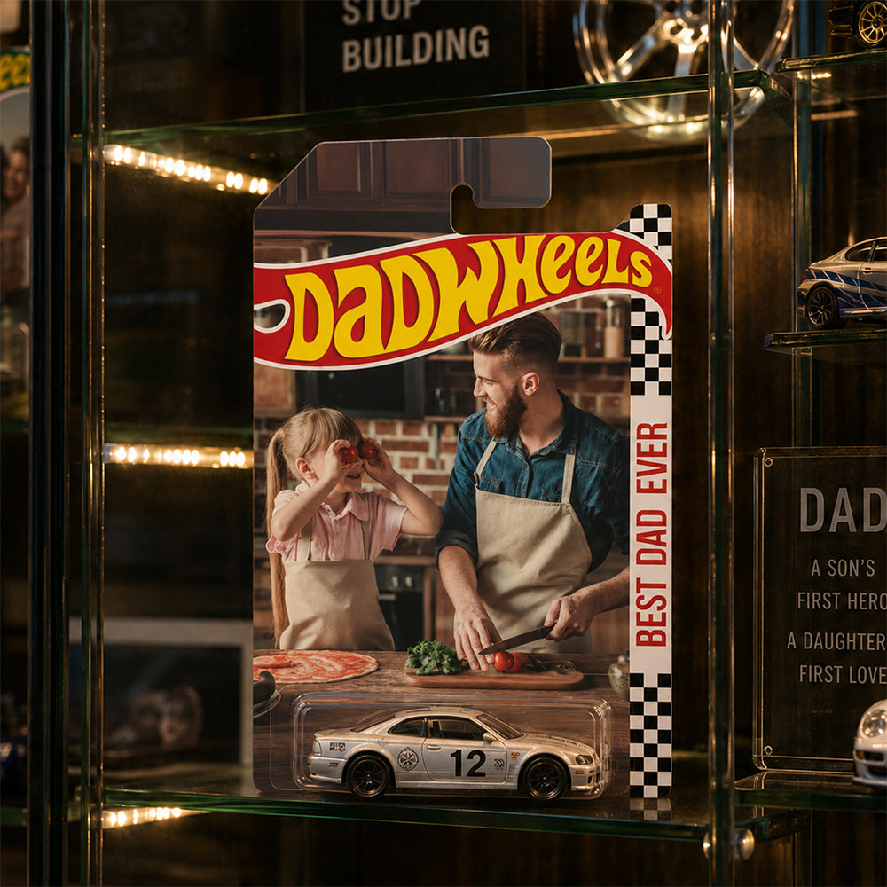 Personalized Dad Wheels Packaging for Dad, Father's Day Custom Collector Gift HO82 902564