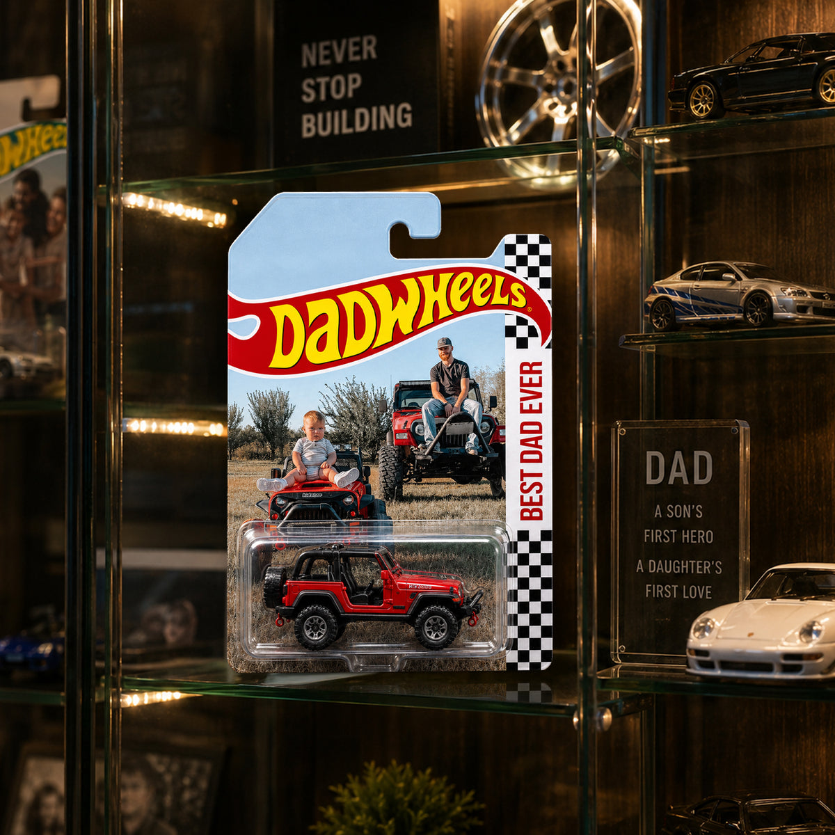 Personalized Happy Father's Day Dad Wheels Packaging for Dad, Father's Day Custom Collector Gift HO82 902650