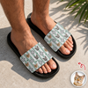 Custom Photo Best Cat Dad, Cat Mom Ever Slide Sandals - Gift For Cat Lovers HO82 902618