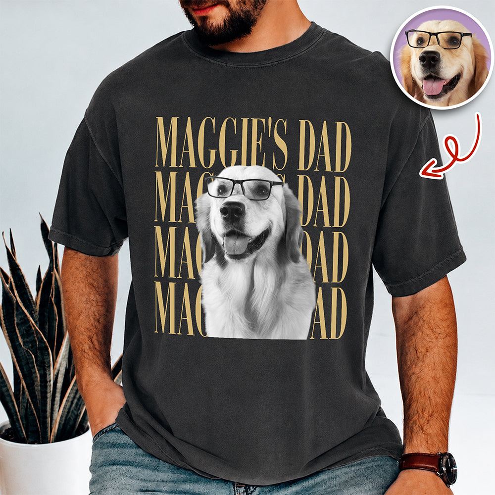 Personalized Vintage Photo Dad, Mom Comfort Shirt HA75 921446