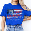 Wildflower 250 Years of Freedom Floral Patriotic Dark Shirt HO82 902716