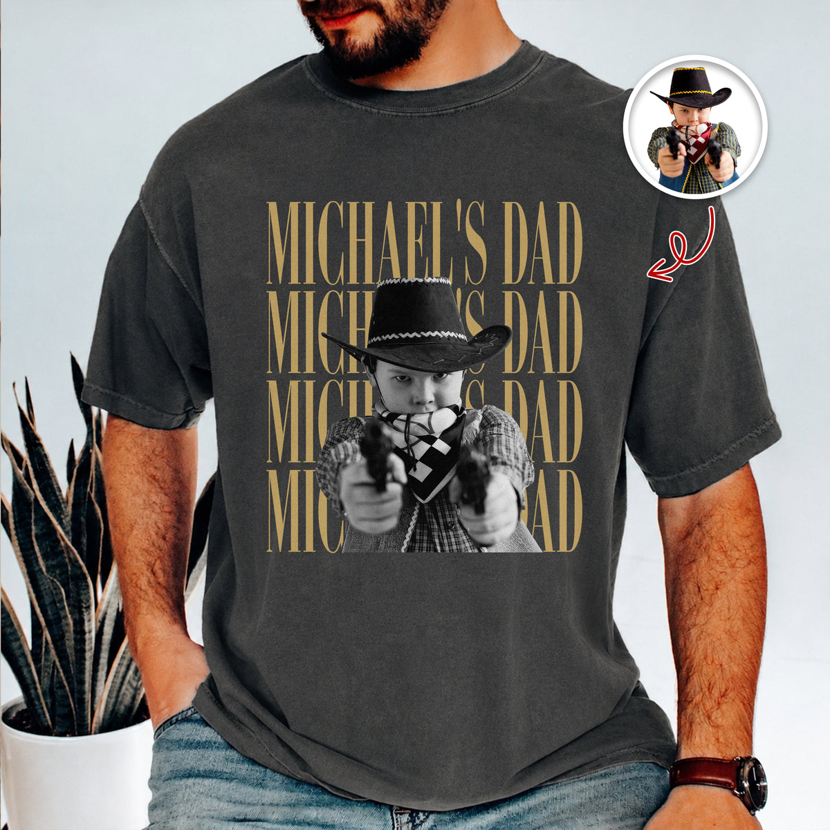 Personalized Vintage Photo Family Comfort Shirt - Dad Mom Gift HO82 902742