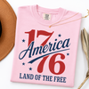 America 1776 Land Of The Free Patriotic Comfort Shirt HO82 902752