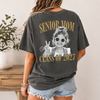 Custom Retro Senior Mom 2027 Back Comfort Shirt - Personalized Class of 2027 Gift, Proud Family Gift HO82 903226