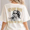 Custom Retro Senior Mom 2027 Back Comfort Shirt - Personalized Class of 2027 Gift, Proud Family Gift HO82 903226