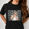 Custom Photo Senior 2027 Dark Shirt - Personalized Class of 2027 Gift, Proud Family Gift HO82 903236