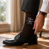 Personalized Embroidered Socks - Gift For Husband & Groom TH10 170633