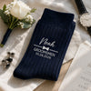 Personalized Embroidered Socks - Gift For Husband & Groom TH10 170633