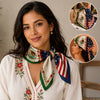 Personalized Mexico USA Square Scarf, Mexican American Heritage Gift K228 903384