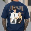 Custom Couple Photo Vintage Comfort Shirt For Girlfriend Boyfriend, Wife, Husband Anniversary Gift HA75 922208