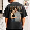 Custom Couple Photo Vintage Comfort Shirt For Girlfriend Boyfriend, Wife, Husband Anniversary Gift HA75 922208