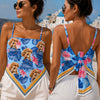 Custom Dog Photo Hawaiian Style Tie Back Bandana Crop Top HO82 903542
