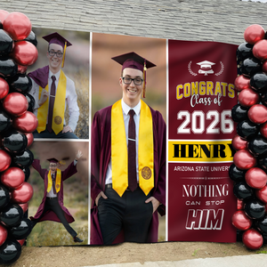 Custom Photo We Are So Proud Of You Graduation Backdrop N369 890509